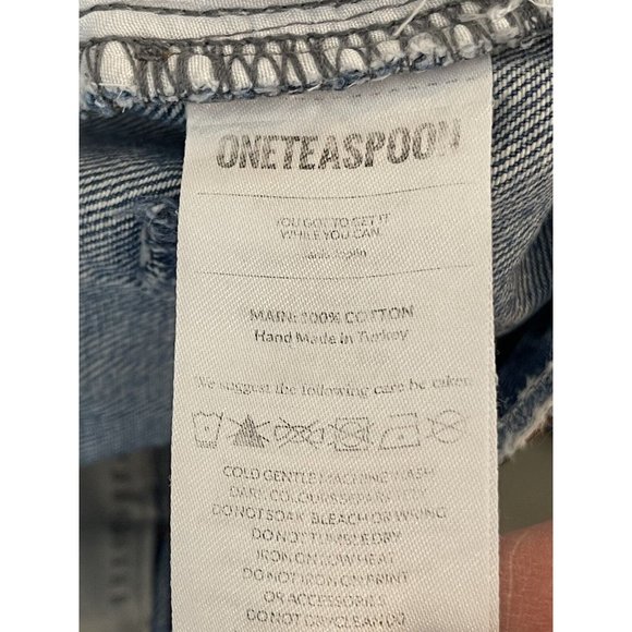 One Teaspoon Jeans 26 High Waist Awesome Baggies Loose Ripped Torn Revolve - Picture 8 of 9